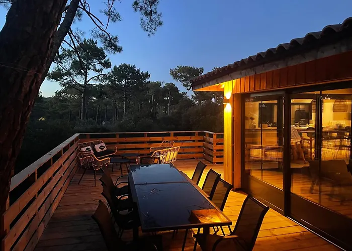Cap Aupa Cap - Cap Ferret Le Canon - Neuve En Bois 10 Pers Villa *